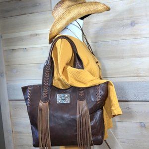 Vintage American West Leather Bag